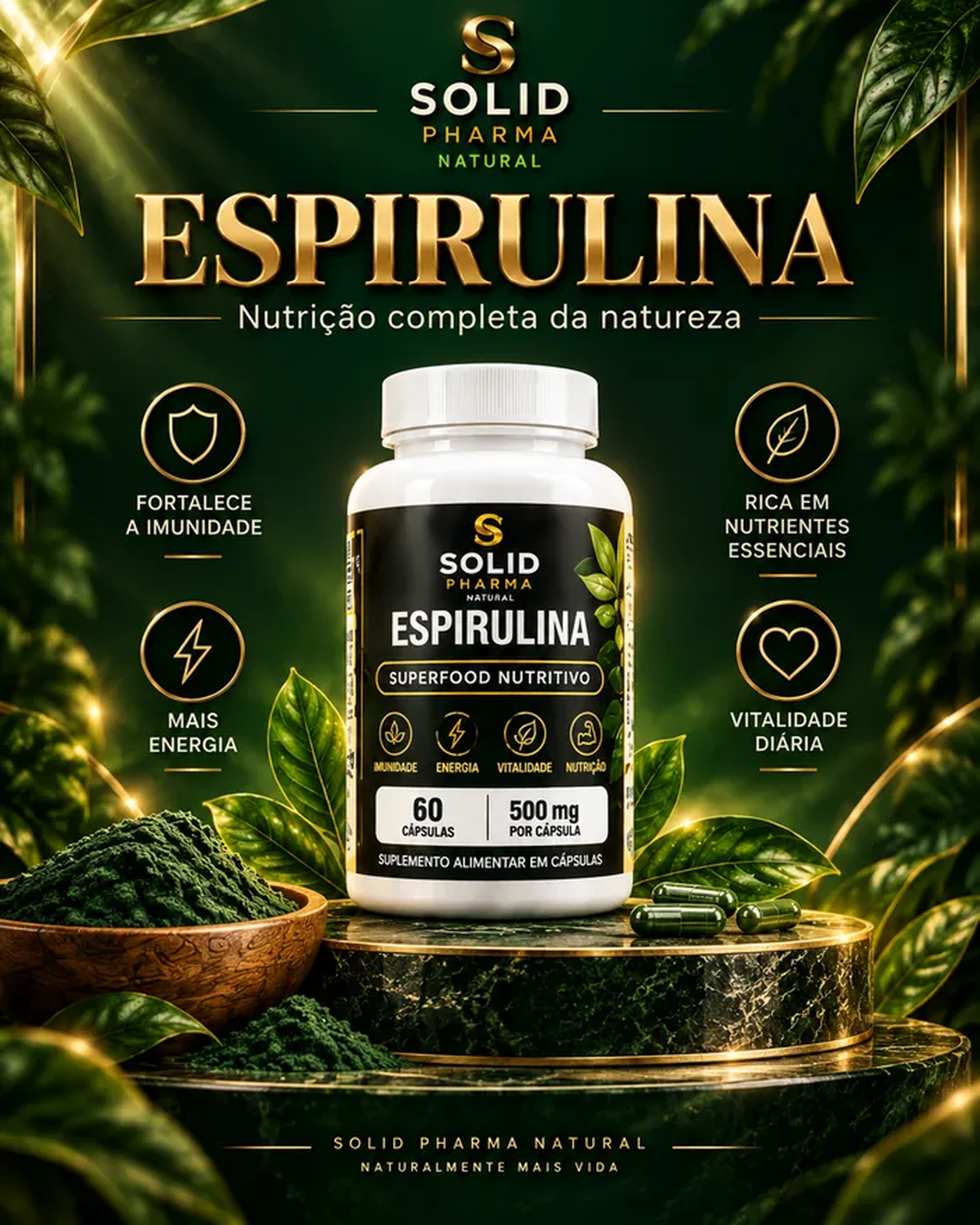 Spirulina 60 caps