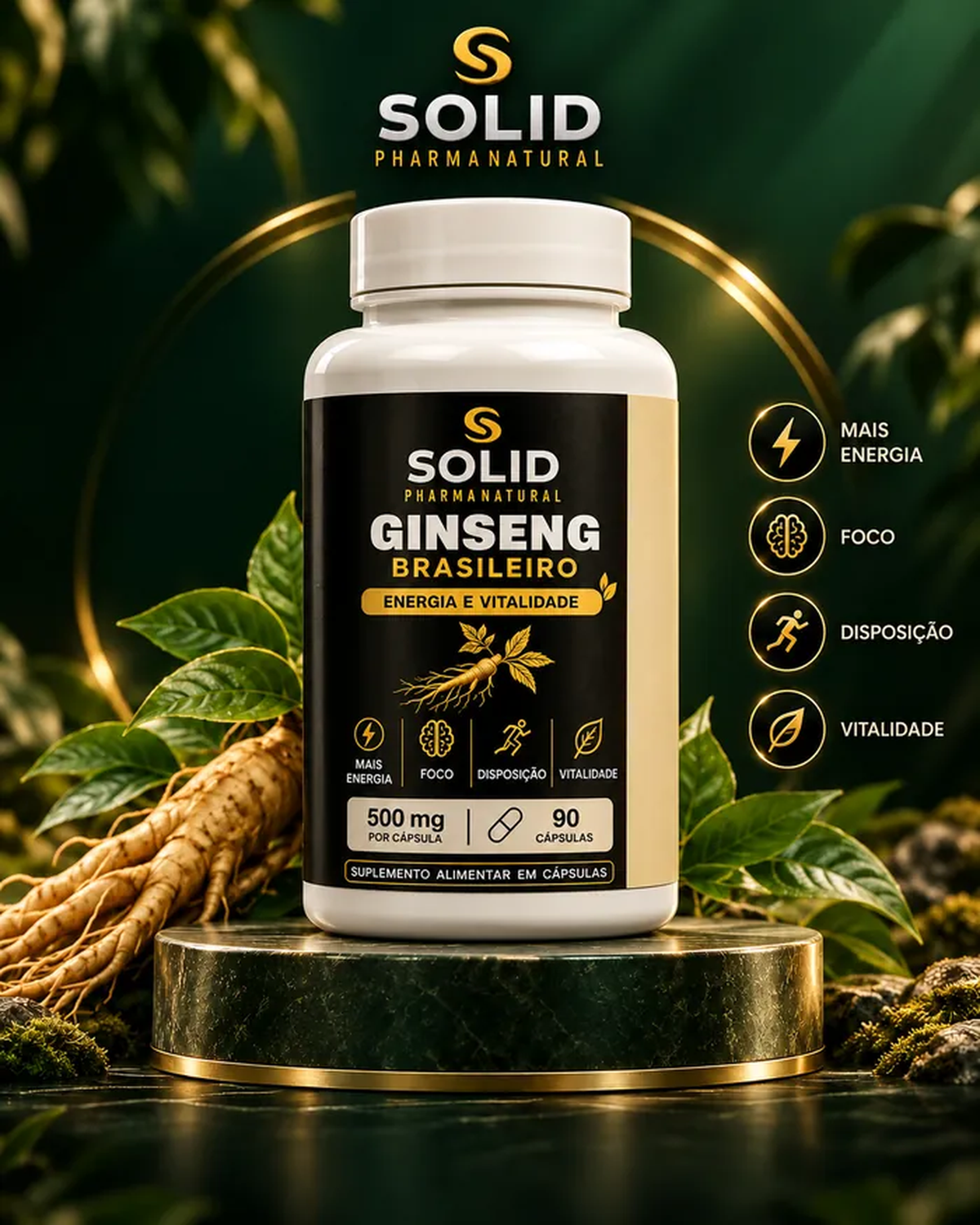 Ginseng Brasileiro 90 caps