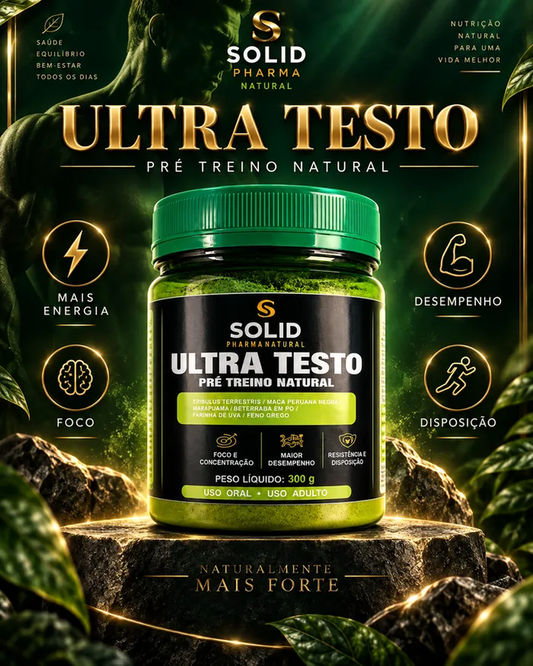 Ultra Testo pré-treino natural 300 gr
